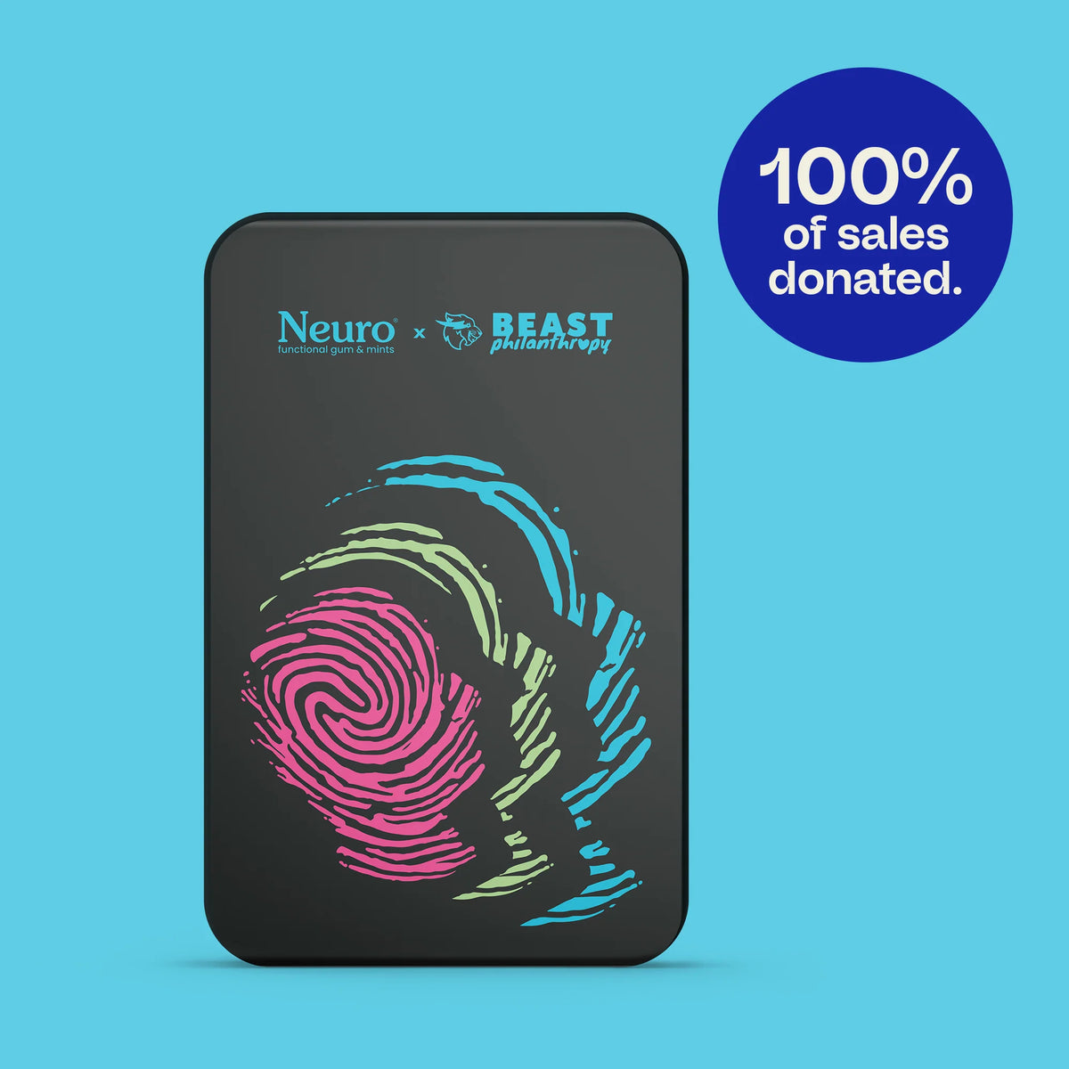 Neuro x Beast Philanthropy Imprint Tin